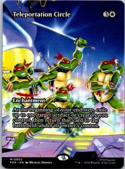 Teleportation Circle (Borderless) M Teenage Mutant Ninja Turtles Eternal-Legal 2 - Image 1