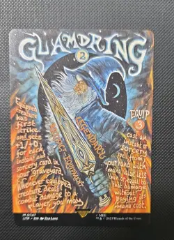 2023 MTG Magic the Gathering LOTR Lord of the Rings Poster #747 Glamdring Mythic - Image 2