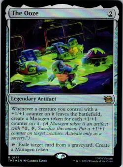The Ooze R Teenage Mutant Ninja Turtles 177 LP MTG FOIL - Image 1