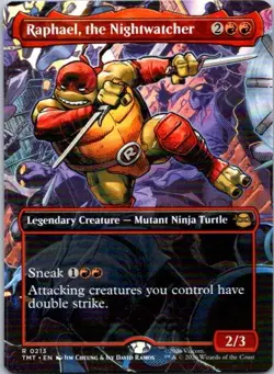 Raphael, the Nightwatcher (Borderless) R Teenage Mutant Ninja Turtles 213 NM - Image 1