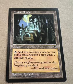 Ancient Tomb - Tempest - MTG - Magic the Gathering - NM - Image 1