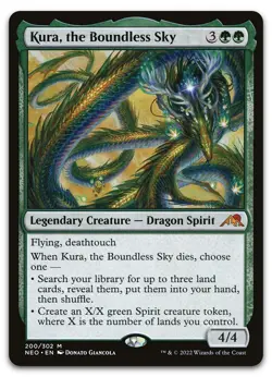 Kura, the Boundless Sky #200 (NM) Kamigawa Neon Dynasty NEO Magic MTG - Image 1
