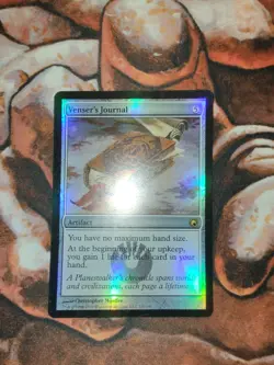 FOIL Venser's Journal Scars of Mirrodin MTG Magic the Gathering 1st Edition - Image 1