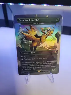 Paradise Chocobo - Birds of Paradise (Borderless) Commander: Final Fantasy Foil - Image 1