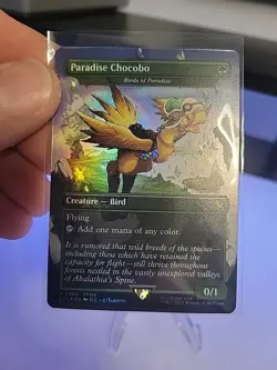Paradise Chocobo - Birds of Paradise (Borderless) Commander: Final Fantasy Foil - Image 3