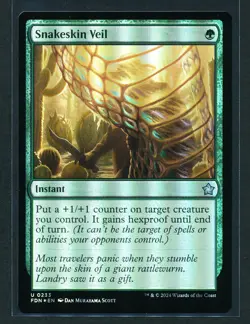 Snakeskin Veil - Foil - MTG Magic 2024 Foundations NM - Image 1