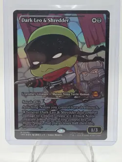 MTG Dark Leo & Shredder (Showcase) Teenage Mutant Ninja Turtles Foil - Image 1