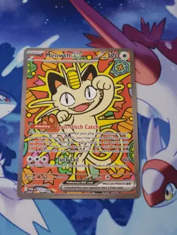 Pokemon Meowth ex Perfect Order 121/088 Special Illustration Rare SIR Pack Fresh - Image 1