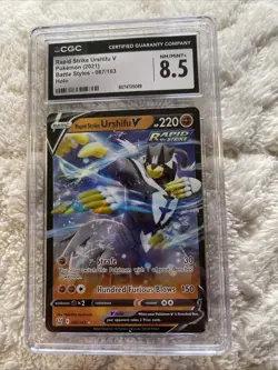Pokemon TCG Battle Styles Rapid Strike Urshifu V 087/163 NM - Image 1