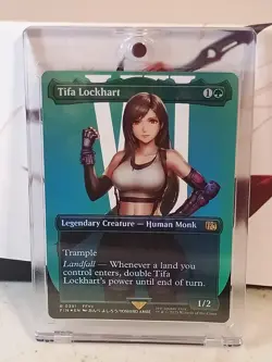Magic The Gathering Final Fantasy Tifa Lockhart Borderless Showcase Foil #391 - Image 1