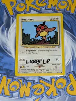 Hoothoot 60/111 & Natu 67/111 Neo Genesis Unlimited Pokemon Tcg LP - Image 2