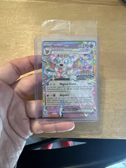 Pokemon TCG Sylveon ex - 041/131 (Prismatic Evolutions Stamp) Promo Card SEALED - Image 2