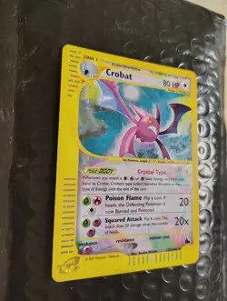 2003 Skyridge Crystal Crobat Holo Foil 147/144 WOTC Pokemon SECRET RARE - Image 2