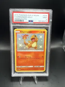 Pokemon Charmander 109/091 SV: Paldean Fates Holo - PSA 9 - Image 2