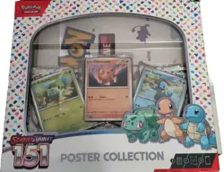 POKEMON TCG Scarlet & Violet 151 POSTER COLLECTION English Sealed 3 Pack+Poster - Image 1