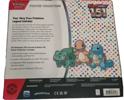 POKEMON TCG Scarlet & Violet 151 POSTER COLLECTION English Sealed 3 Pack+Poster - Image 2