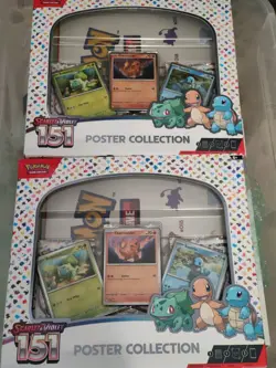 POKEMON TCG Scarlet & Violet 151 POSTER COLLECTION English Sealed 3 Pack+Poster - Image 3