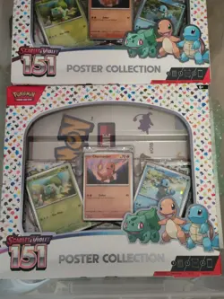 POKEMON TCG Scarlet & Violet 151 POSTER COLLECTION English Sealed 3 Pack+Poster - Image 4
