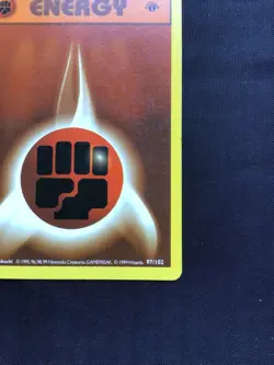 Pokemon Cards: Base Set 1st Edition Common: Fighting Energy 97/102 - Image 4