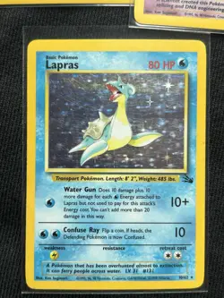 Pokemon Base Set Mewtwo x2 Lot + Fossil Lapras Holo - Image 4