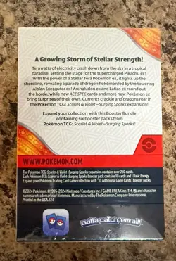 Pokemon TCG Scarlet & Violet Surging Sparks Booster Bundle 6 Packs NEW Sealed - Image 2