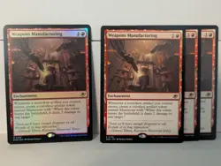 X4 Weapons Manufacturing Edge of Eternities Regular - 3x Base Cards 1x Foil - Image 1