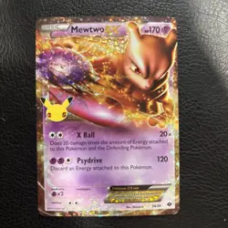 2021 Pokemon SWSH Celebrations Mewtwo EX Classic Collection 54/99 - Image 1