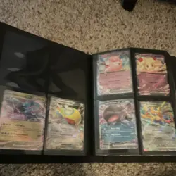 Pokemon TCG Binder Lot Charizard GX, Holo Foil, Tag Team, Full Art, Jigglypuff - Image 3