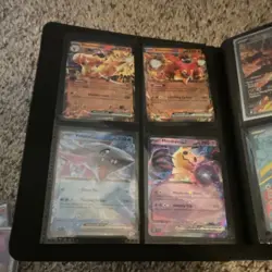 Pokemon TCG Binder Lot Charizard GX, Holo Foil, Tag Team, Full Art, Jigglypuff - Image 5