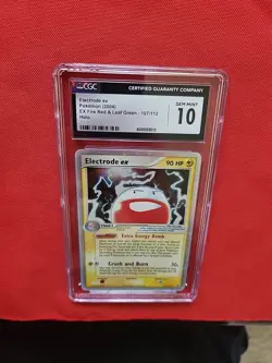 Pokemon: Electrode ex #107/112 Cosmos Holo EX Fire Red Leaf Green 2004 - CGC 10 - Image 4