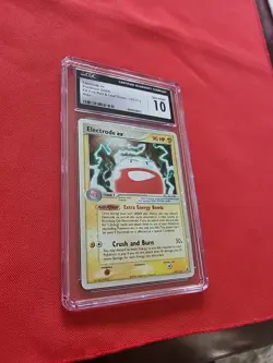 Pokemon: Electrode ex #107/112 Cosmos Holo EX Fire Red Leaf Green 2004 - CGC 10 - Image 5