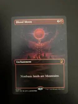 Blood Moon (Anime Borderless) Wilds of Eldraine: Enchanting Tales Regular Mythic - Image 1