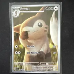 Pokemon TCG Journey Together : Furret 168/159 Secret Illustration Rare SIR 2025 - Image 1