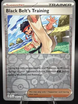 Pokemon TCG - Black Belt's Training - 143/159 - Journey Together - Reverse Holo - Image 1