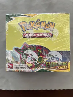 Pokemon Evolving Skies Booster Box (36 Packs) New/Factory Sealed. MINT With Case - Image 3