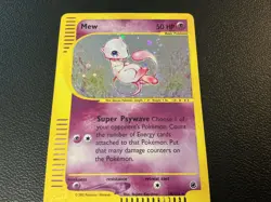 Pokemon Mew 019/165 Expedition Base Set Holo Rare 2002 Pokemon TCG - Image 4