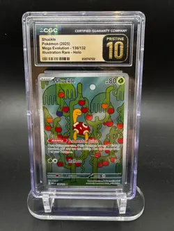 Pokemon TCG: Shuckle - 136/132 Mega Evolution CGC 10 Pristine - Image 1