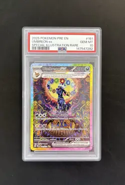 PSA 10 UMBREON Ex 161/131 Prismatic Evolutions SIR Pokemon TCG - Image 1