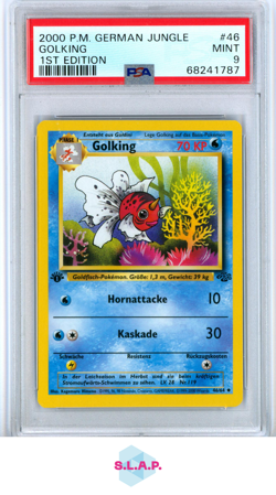 GOLKING POKEMON 46 2000 JUNGLE NON-HOLO DEUTSCH PSA 9 - Image 1