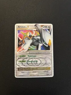 Pokemon TCG Arceus LV.X Platinum Arceus Holo Rare 94/99 - Image 1