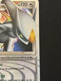 Pokemon TCG Arceus LV.X Platinum Arceus Holo Rare 94/99 - Image 3