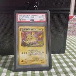2000 Dark Raichu Neo 2 Japanese Pokemon Holo Rare No 026 PSA 10 - Image 1