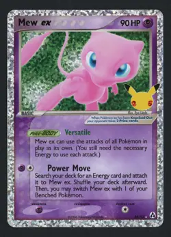 Mew ex 88/92 Celebrations: Classic Collection Holofoil Pokemon TCG - Image 1