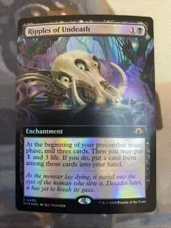 Ripples of Undeath, 0455 (Extended Art Foil) - MTG Modern Horizons 3 (MH3) NM - Image 1