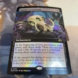 Ripples of Undeath, 0455 (Extended Art Foil) - MTG Modern Horizons 3 (MH3) NM - Image 2