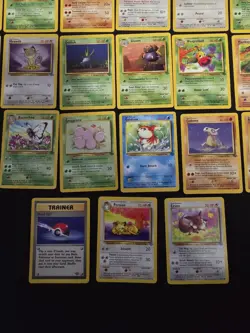Pokemon TCG Fossil Jungle Lot Of 26 Carss (MP to LP) - Image 3