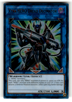 Xtra HERO Dread Decimator LEHD-ENA00 1st Edition Ultra Rare Legendary Hero Decks - Image 1