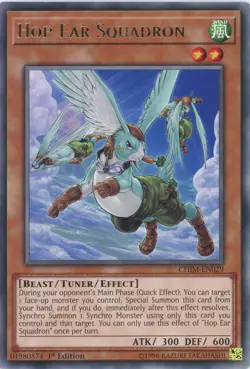Yugioh Hop Ear Squadron CHIM-EN029 Rare 1st Edition LP - Image 1