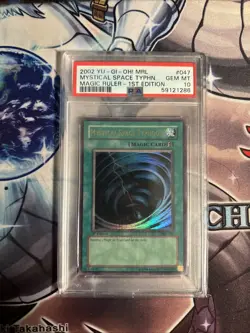 YUGIOH PSA 10 Mystical Space Typhoon MRL-047 Ultra Rare 1st Edition - Image 1