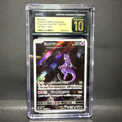 2023 POKEMON JP POKEMON 151 MEWTWO 183/165 (AR) ART RARE CGC PRISTINE 10 - Image 1